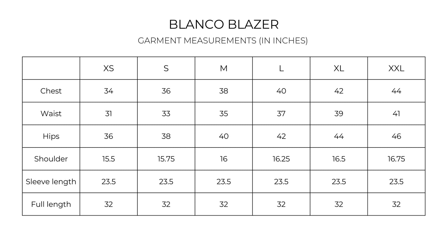 Blanco Blazer